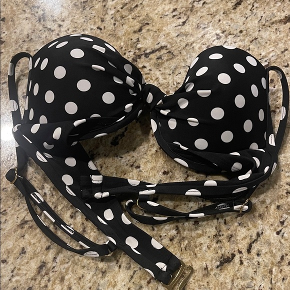 Amazon Essentials Other - Polka Dot Bikini Top - Size Small
